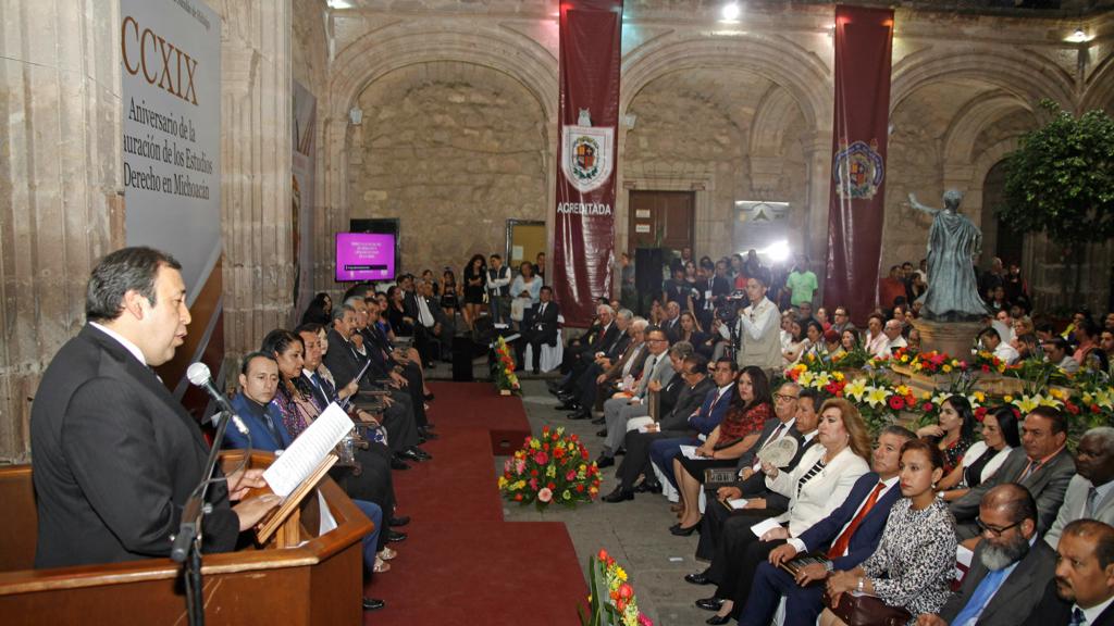 CCXIX Aniversario de la Instauración de los Estudios de Derecho en Michoacán